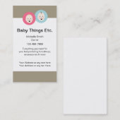 Moederschap Visitekaartjes (Voorkant / Achterkant)