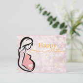 Moederschap zou geen bestaande voorwaarde moeten z briefkaart (Staand voorkant)