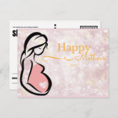 Moederschap zou geen bestaande voorwaarde moeten z briefkaart (Voorkant / Achterkant)