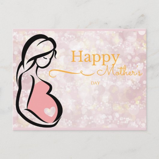 Moederschap zou geen bestaande voorwaarde moeten z briefkaart (Voorkant)