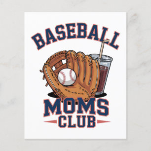Moedersdag Baseball Moms Club Flyer