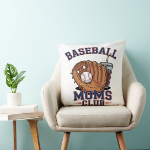 Moedersdag Baseball Moms Club Kussen