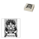 MOEDERVARKEN EIKEL RUBBER STEMPEL (Gestempeld)