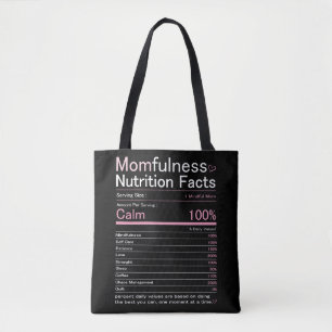 Moedervolheid Voedingsfeiten Typografie Kunst Draagtas