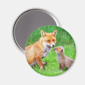 Moedervos en kub magneet (Voorkant / Achterkant)