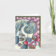 MOEDERVULLING VAN PONY EN VALENTIJN, KUSTHORSE