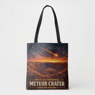 Moederweg Eeuwfeest Meteor Krater Panorama Draagtas