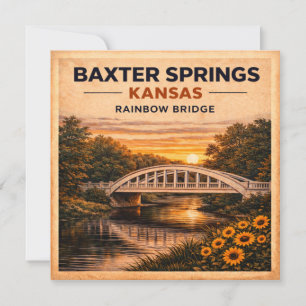 Moederweg Kansas Regenboogbrug Kaart