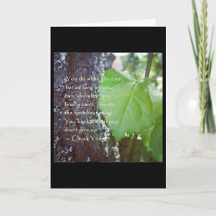 Moedig een lege briefkaart aan