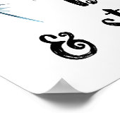 Moedig en Sterk Poster (Hoek)