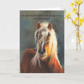 Moedig hart Wenskaart Kaart (Gele Bloem)