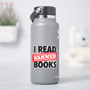 Moedig “Ik lees verboden boeken” Boekachtig Sticker