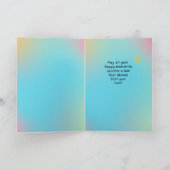 Moedig me aan "Shalom" Kaart (Binnen)