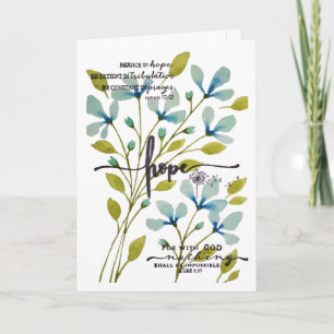 Moedig me hoop aan kaart