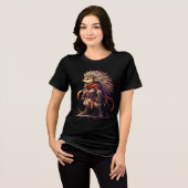 Moedige egel Duskwalker Tri-Blend Shirt (Voorkant volledig)