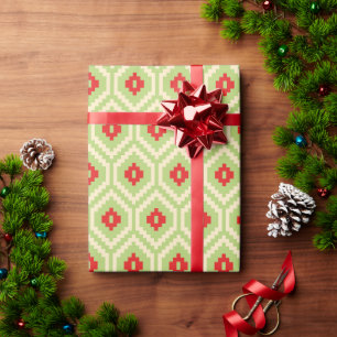 Moedige feestelijke romantische artistieke gelukki cadeaupapier
