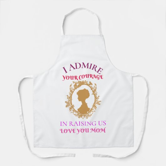 moedige moeder schort (Voorkant)