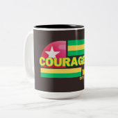 moedige Mok van togolese studenten (Voorkant links)