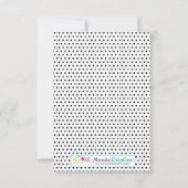 Moedige Superheld Verjaardagsuitnodiging Kaart (Achterkant)