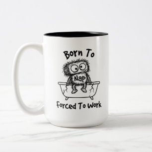 Moedige Tweekleurige Mok voor Koffieliefhebbers