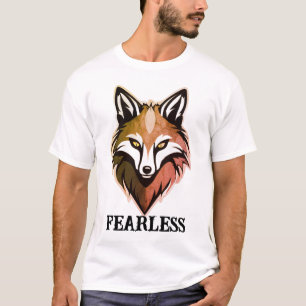Moedige Wolf Slogan T-Shirt – Freefit Klassieke Co