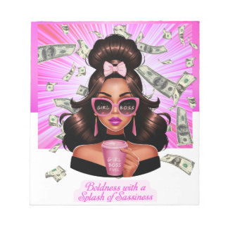 MOEDIGHEID MET EEN SPATJE SASSINESS NOTITIEBLOK