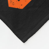 Moedigste held Ik heb nooit leukemie Awarenen geke Fleece Deken (Hoek)