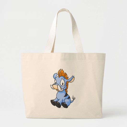 Moehog Blue Grote Tote Bag (Voorkant)