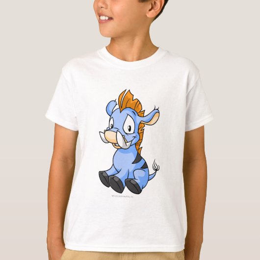 Moehog Blue T-shirt (Voorkant)