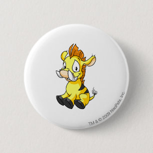 Moehog Yellow Ronde Button 5,7 Cm