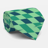 Moei Stripe Groen Roze Stropdas (Opgerold)