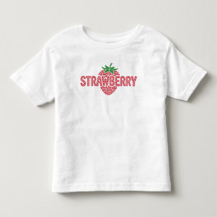 Moeie aardbei baby stijl kinder shirts