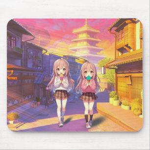 Moeie Anime Ijs meisjes Muismat