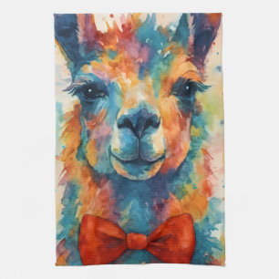 Moeie + Aquarel + Llama Keukendoek Theedoek