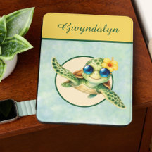 Moeie Baby Zeeschildpadden met Tropische Bloemen