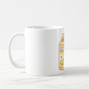 Moeie Bananenmelk Kartonnen Doos Koffiemok