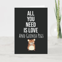 Moeie Cavia Kaarten Huisdier Dierenliefhebber