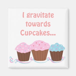 Moeie Cupcakes Met Spreuk Magneet