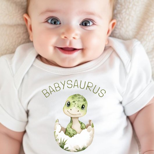 Moeie Dinosaur Persoonlijke Dino Babysaurus Romper