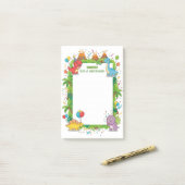 Moeie Dinosaurussen Kinderen Aangepaste Mitzvah Post-it® Notes (Op bureau)