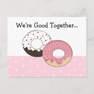 Moeie donuts met bericht... briefkaart