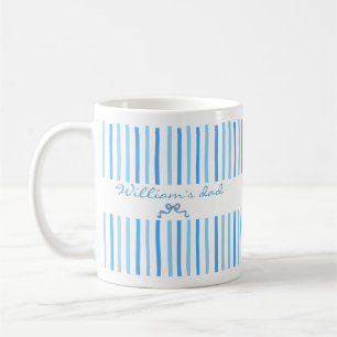 Moeie douanenaam strepenpatroon koffiemok