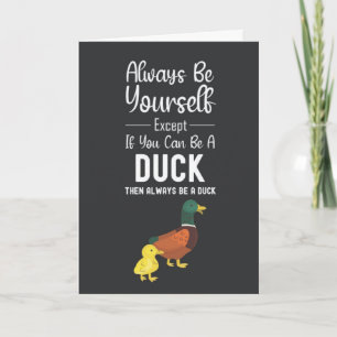 Moeie Eend Kaarten Grappige Humor Lollige Dieren V