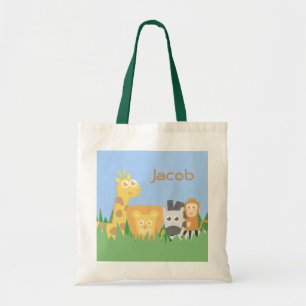 Moeie en Kleurrijke Safari Dieren Kinderen Tas