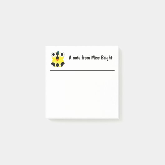 Moeie Gezicht Post-It Notities Post-it® Notes (Voorkant)