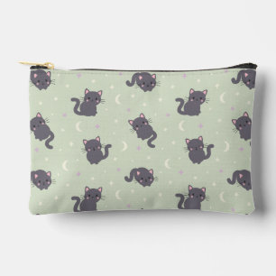 Moeie Grijze Kat Salie Ritssluiting Zakje Etui