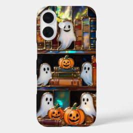 Moeie Halloween Boekenplank Hoesje Pompoen Geest