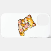 Moeie Kat Ijs Case-Mate iPhone Case (Achterkant (horizontaal))