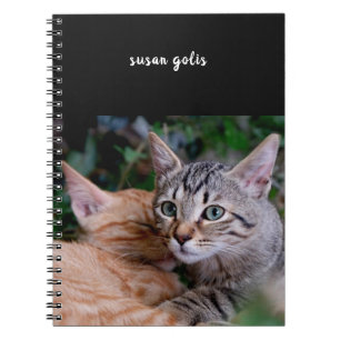 Moeie Katten Spiraal Foto Notitieboek