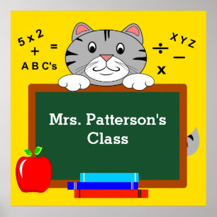 Moeie Kattenklasposters Poster